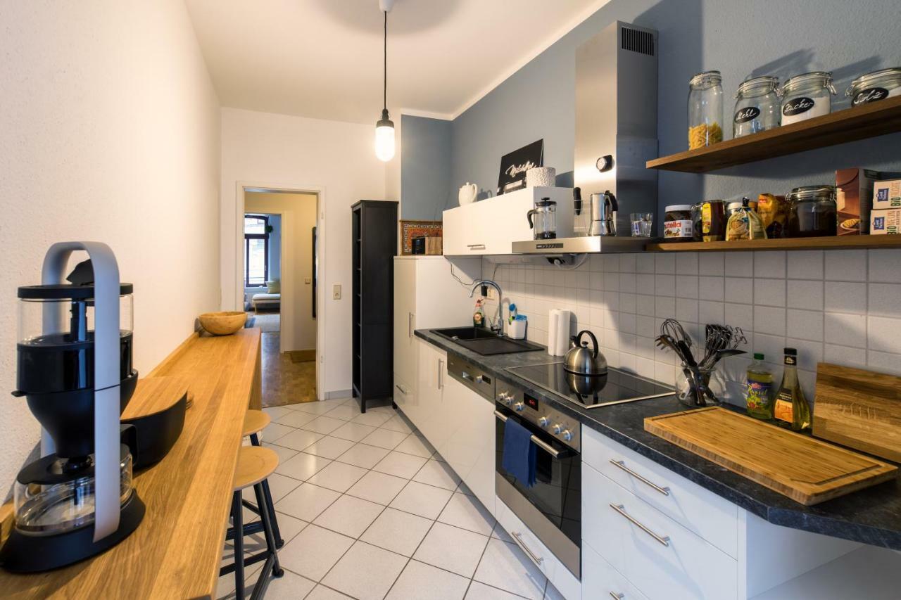 Apartment Waldstrassenviertel Leipzig Exteriör bild