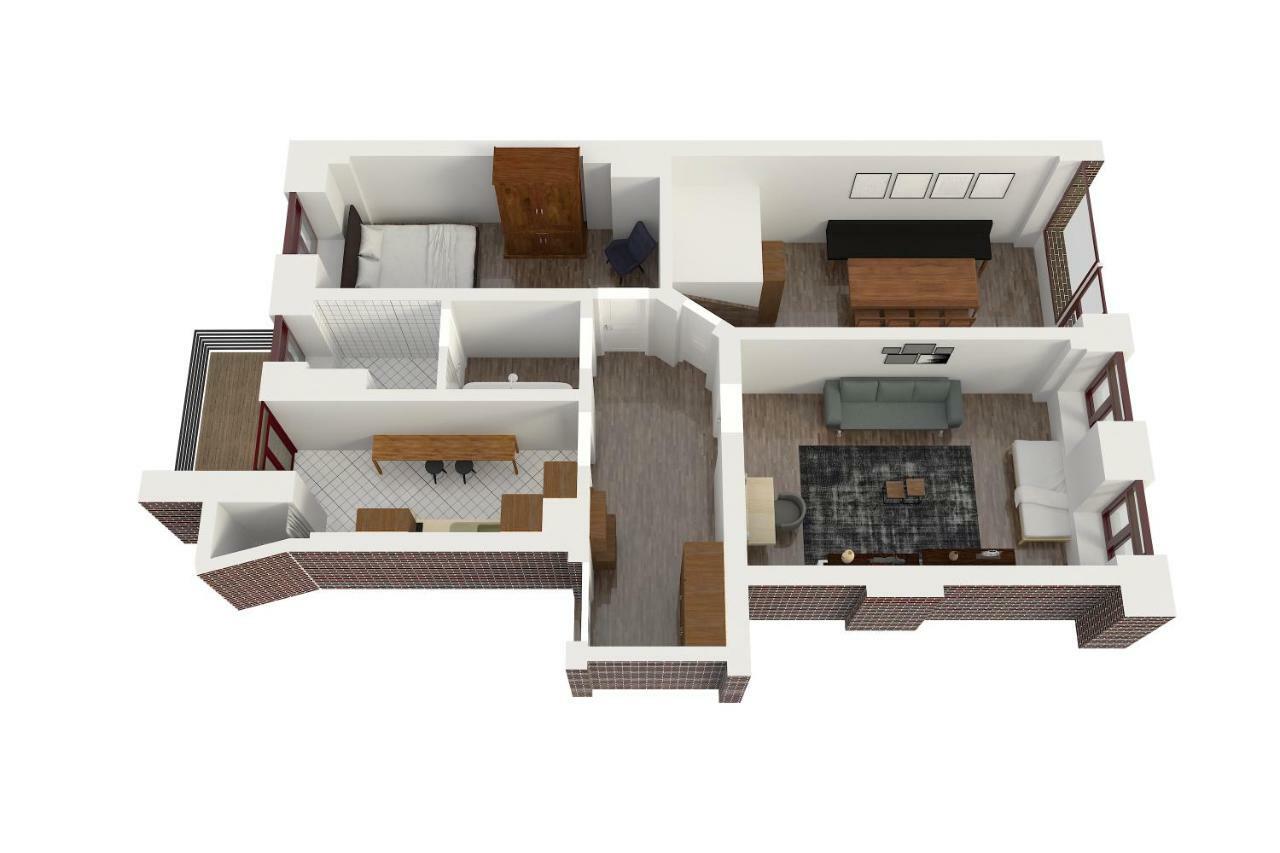 Apartment Waldstrassenviertel Leipzig Exteriör bild
